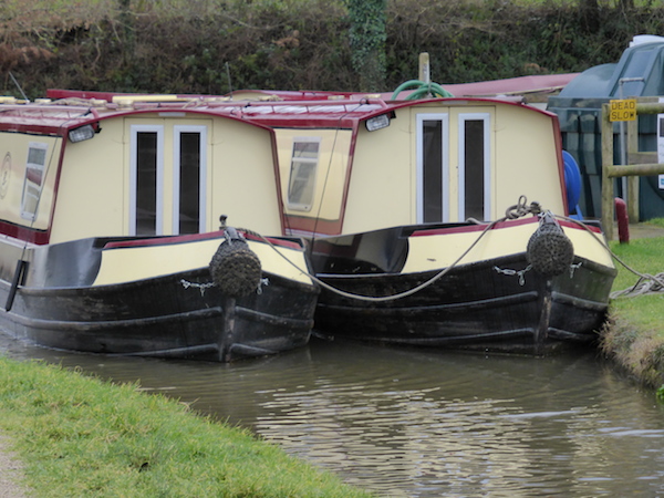Boats at Goytre Marina Boats at Goytre Marina